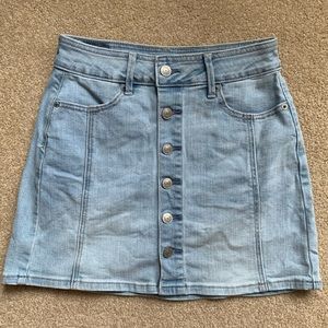 AE stretch denim skirt